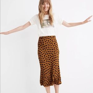 Madewell Bias Cut Skirt - size 0